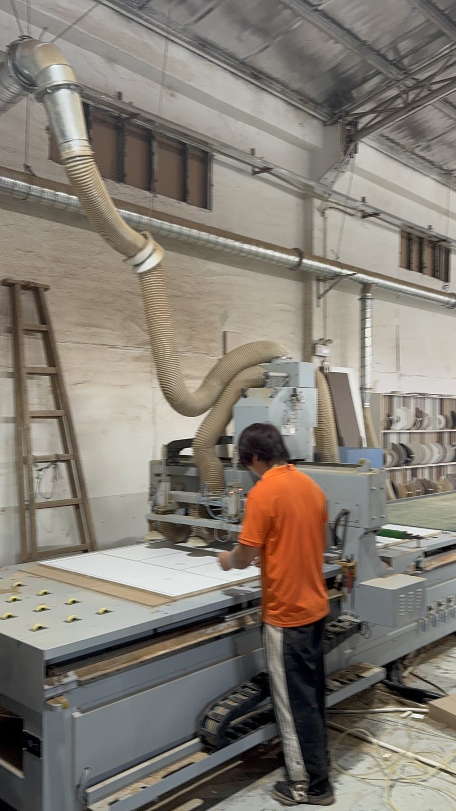 Cabinetry production floor